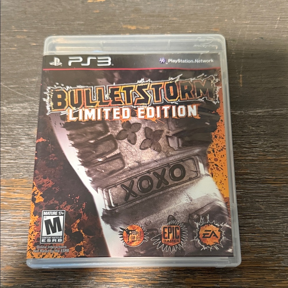 Sony PS3 Bulletstorm Limited Edition - Black, Orange, Silver